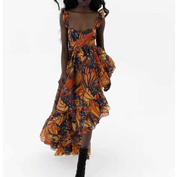 NWT Selkie Legs for Days Monarchy Midi Dress Large - Picture 9 of 10